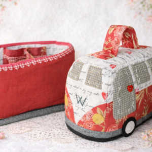 Patrones y Video Tutorial Furgoneta Hippy